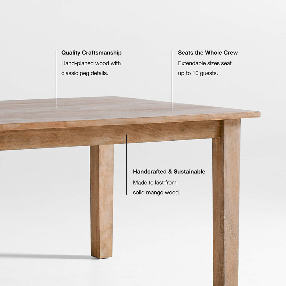 Basque Extending Dining Table