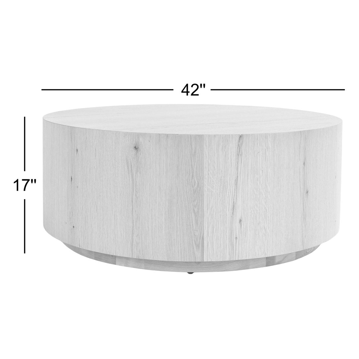 Taryn 42" Drum Coffee Table