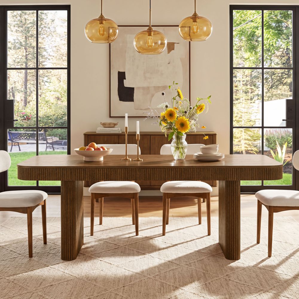 Marisol 84" Oak Dining Table