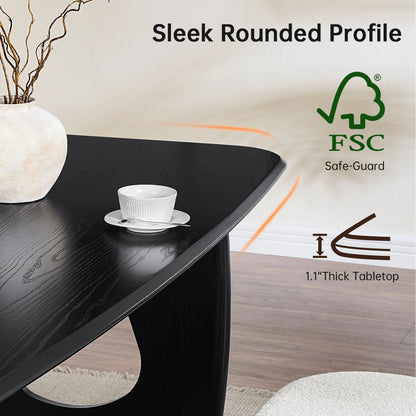 Modern Rectangular Dining Table with Hollowed Legs