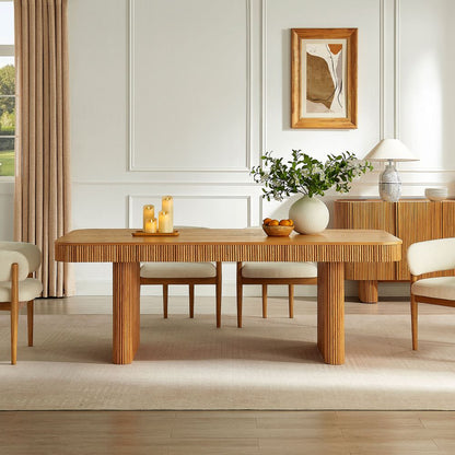 Marisol 84" Oak Dining Table