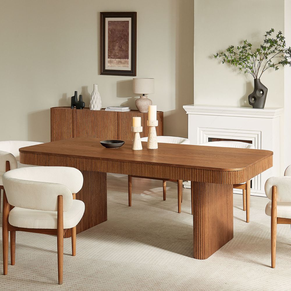 Marisol 84" Oak Dining Table