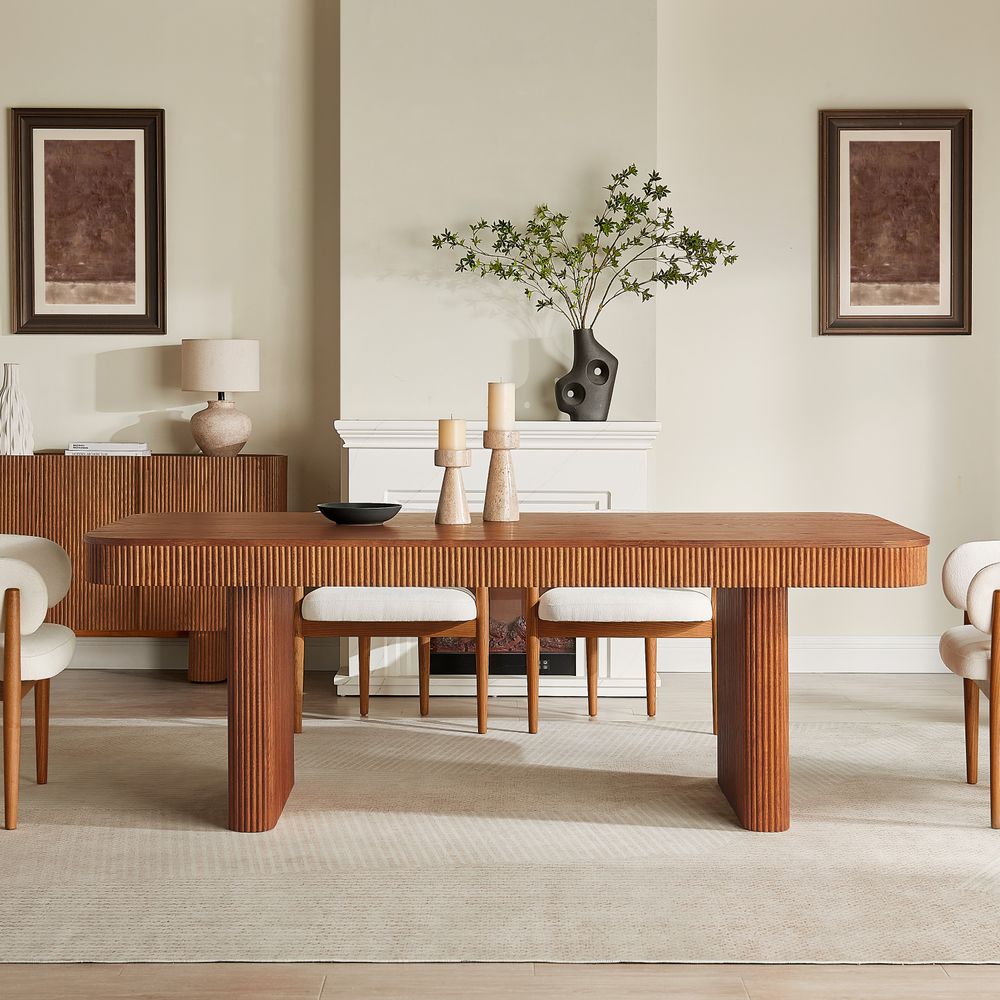 Marisol 84" Oak Dining Table