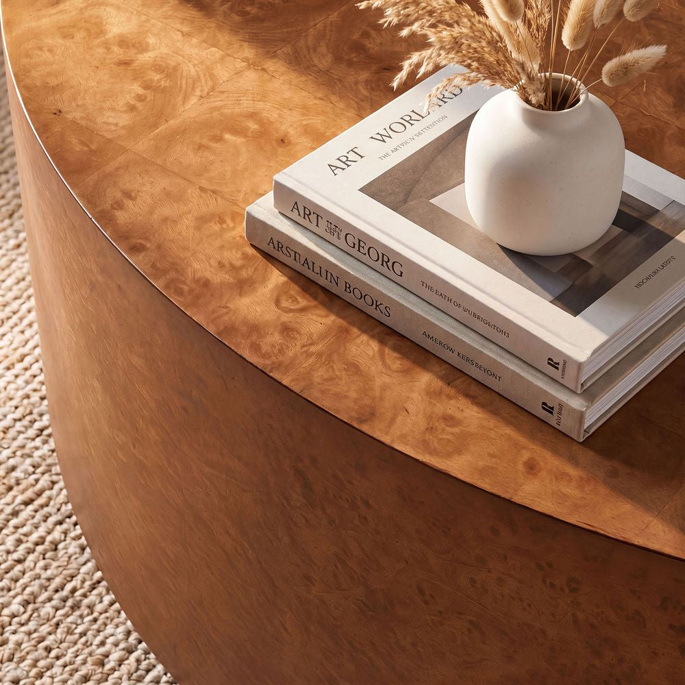 Briar 39" Burl Coffee Table