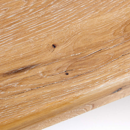 Terra 72" Rectangular Natural Oak Wood Console Table